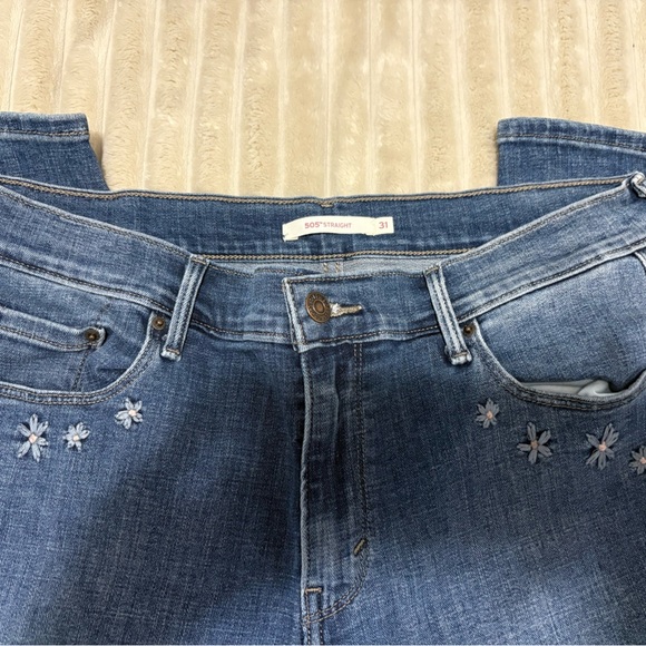 Blue Denim Women's Jeans - Picture 6 of 6